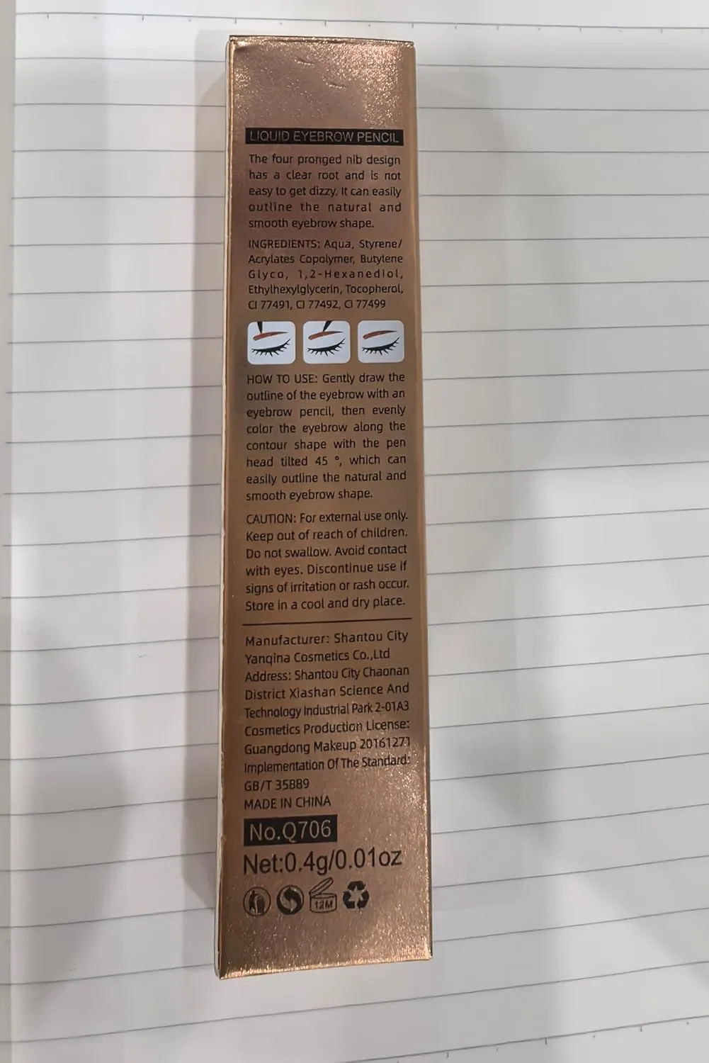 2 in 1 Eyebrow Pencil, 3D Microblading Eyebrow Pen, 4 Tip Eyebrow Magic Eyebrows, Natural Makeup Fine Stroke Eyebrows Pencil, Long-Lasting Waterproof Eyebrows Pencils for Women (Light Brown, One Size)