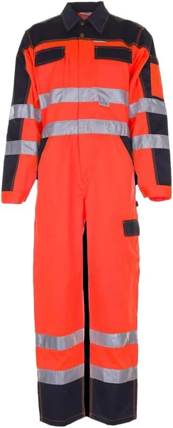 2036106 "High Visible" Overall, 106, Orange/Marine Blue