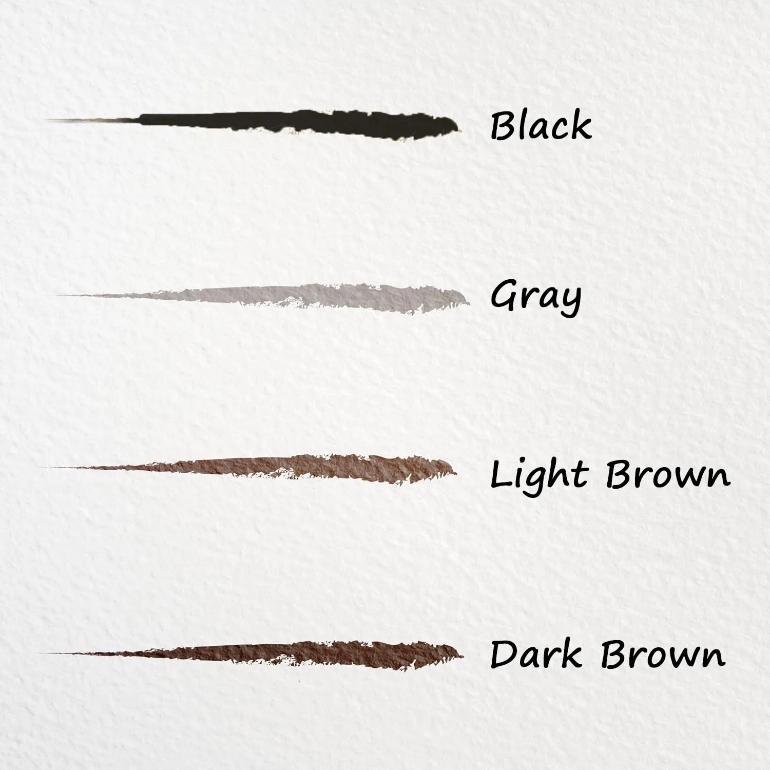 2PC Microblading Eyebrow Pencil Waterproof - Ultra-Fine Brow Pen with Hair-Like Strokes, Smudge-Proof Eyebrow Pencil for Natural Fill, Define & Shape, Long Lasting Brow Pencil