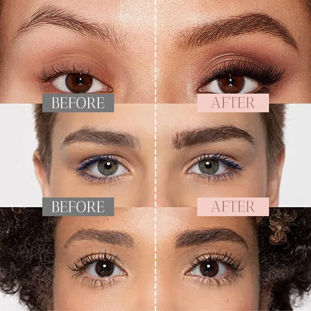 2PCS 3D Magic Microblading Eyebrow Pencil,2025 New 4 Head Split Waterproof Long lasting Wild Eyebrow Pen,Upgrade Fine Stroke Eyebrow Pen Makeup Long-Lasting Eyebrow Pencil Stay All Day (Dark Brown)