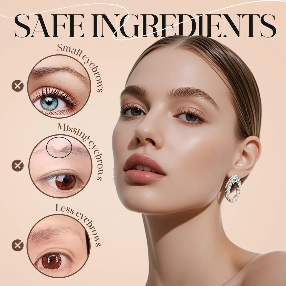 3D Waterproof Microblading Eyebrow Pen, Upgrade Natural Makeup Fine Stroke Eyebrow Pencil, 4 Tipped Eye Brown Makeup Long-Lasting Waterproof Eyebrow Pencils for Women (Black, One Size)