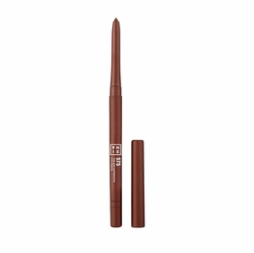 3INA MAKEUP - The 24H Automatic Eye Pencil 575 - Brown - Automatic Retractable Eye Pencil - Long-lasting Definition - Highly Pigmented - Sharpener and Brush Integrated - Vegan - Cruelty Free