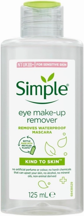 6 x Simple Kind to Eyes Eye Make-up Remover 125ml