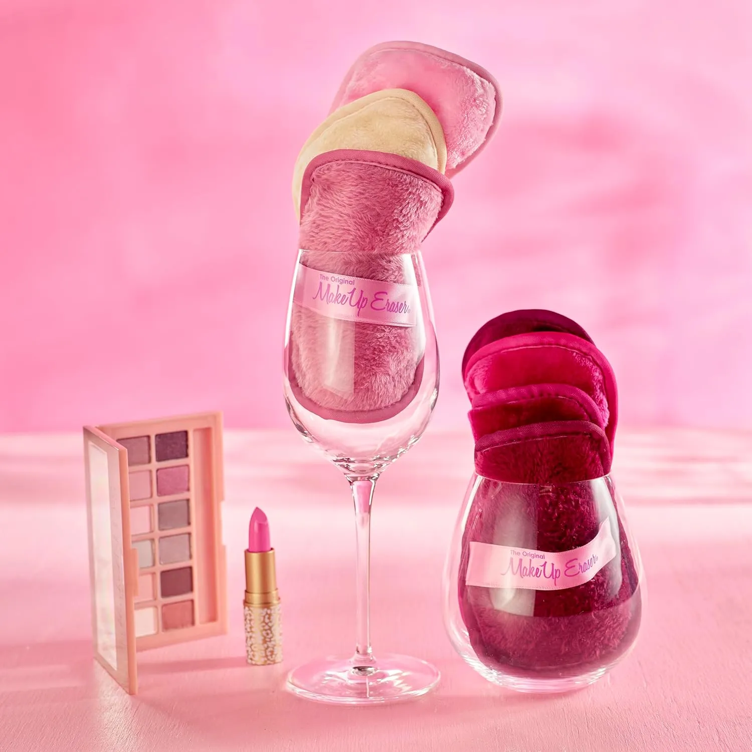 7-Day Set, Erase All Makeup with Just Water, Including Waterproof Mascara, Eyeliner, Foundation, Lipstick, Sunscreen, and More! 7ct