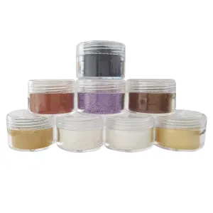 8-color Natural Cosmetics Pigment Set for DIY Eye Shadow Brow Powder Pressed Powder Sunscreen
