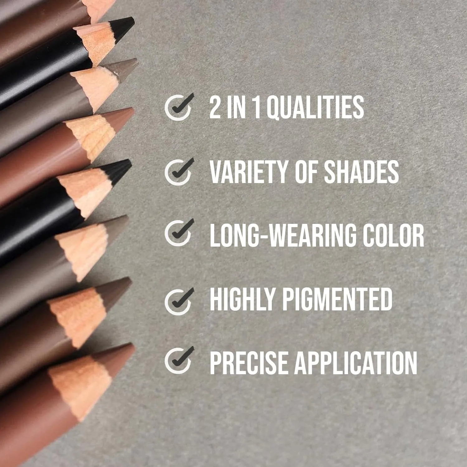 aden Eyebrow Pencil –1.14gr – With Eyebrow Brush – Highly Pigmented & Draws Tiny Brow Hairs – Waterproof & Long Lasting – MADE IN ITALY (Cocoa)