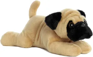Aurora® Adorable Flopsie™ Pug-Ger™ Stuffed Animal - Playful Ease - Timeless Companions - Brown 12 Inches