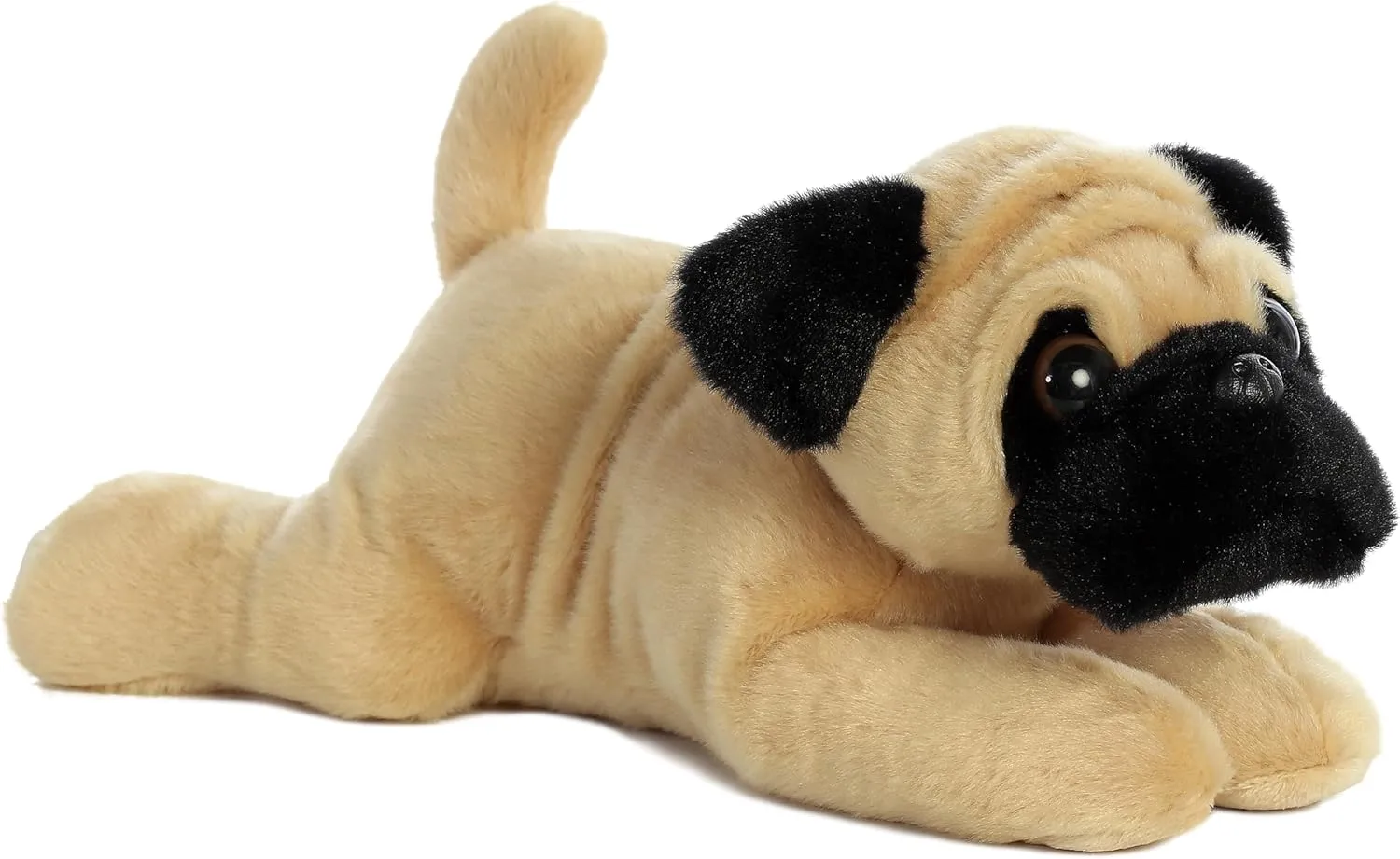 Aurora® Adorable Flopsie™ Pug-Ger™ Stuffed Animal - Playful Ease - Timeless Companions - Brown 12 Inches