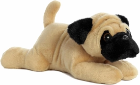 Aurora® Adorable Flopsie™ Pug-Ger™ Stuffed Animal - Playful Ease - Timeless Companions - Brown 12 Inches