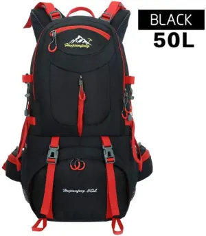 Backpack, unisex backpack, outdoor travel sports backpack, hiking backpack, 40-60L, large size 60×38×22cm
