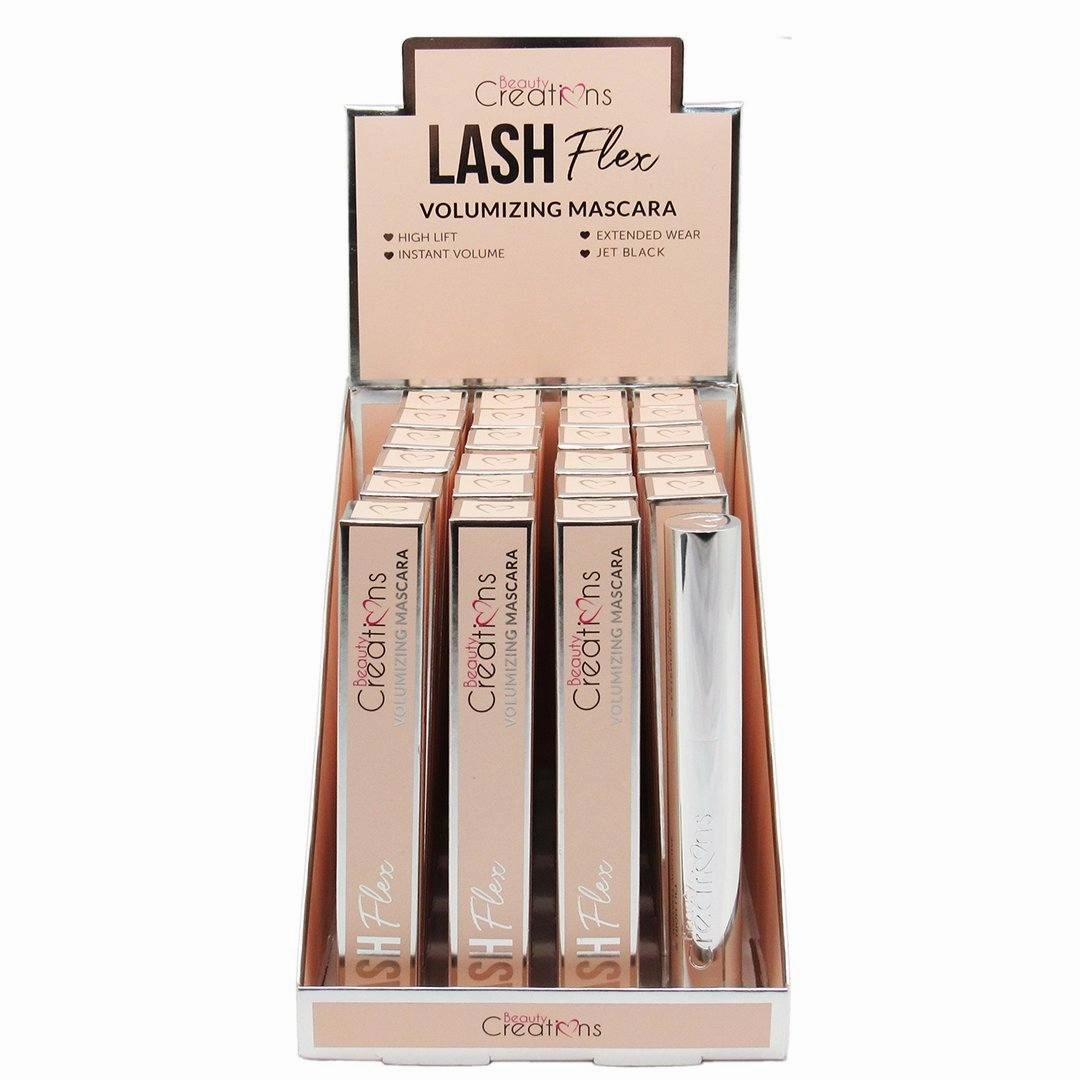 Beauty Creations Lash Flex Volumizing Mascara - Wholesale Display 23 Units   1 Tester (EM02)