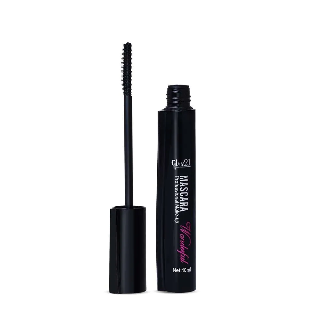 BEMT Long Lasting Mascara For Dense Curl | Lightweight & Smudge Proof| Fiber Bristles Brush For Perfect Application| 10 ml