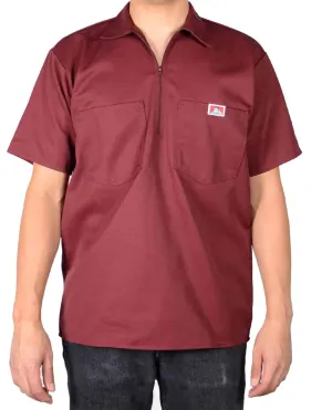 Ben Davis Short Sleeve 1/2 Zip Shirt