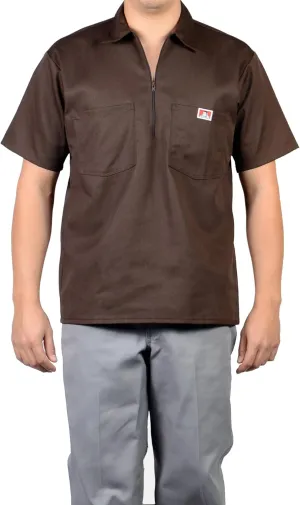 Ben Davis Short Sleeve 1/2 Zip Shirt