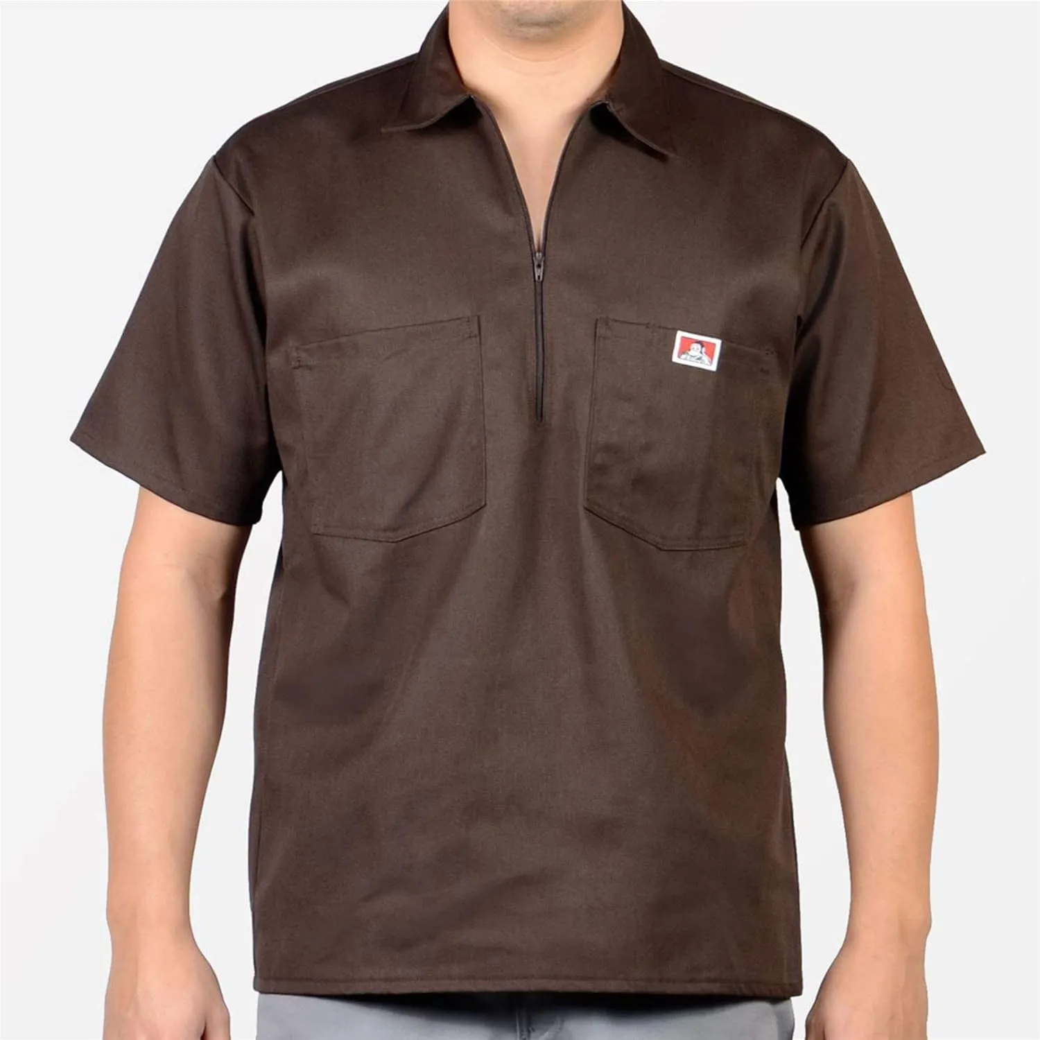 Ben Davis Short Sleeve 1/2 Zip Shirt