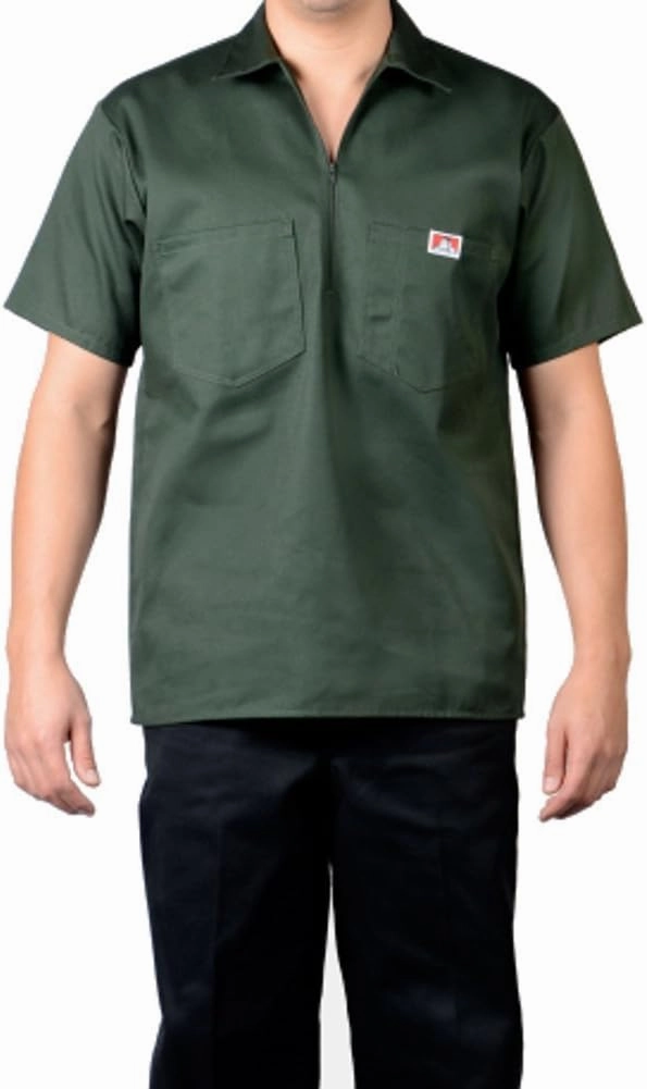 Ben Davis Short Sleeve 1/2 Zip Shirt