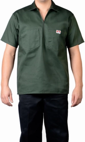 Ben Davis Short Sleeve 1/2 Zip Shirt