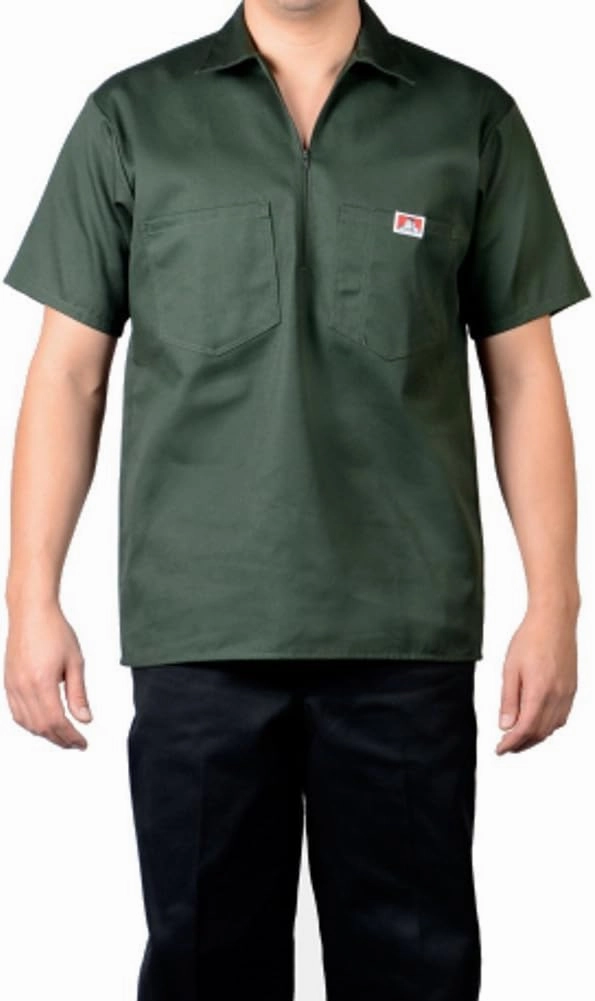 Ben Davis Short Sleeve 1/2 Zip Shirt