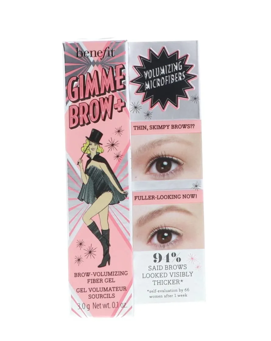 Benefit Gimme Brow   Volumizing Eyebrow Fiber Gel Bundle (Neutral Light Brown, 0.1oz, 2-Pack) (2 Items)