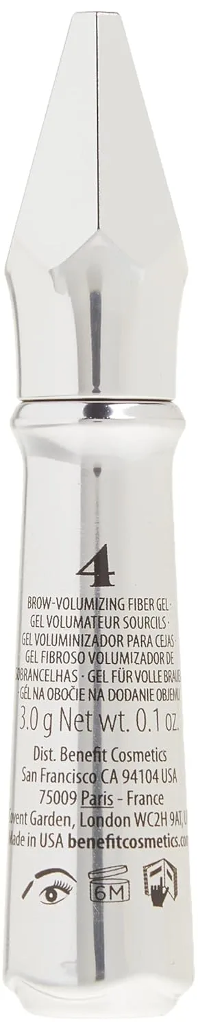 Benefit Gimme Brow Volumizing Fiber Gel # 4 Medium Dark Warm, 0.1 Oz