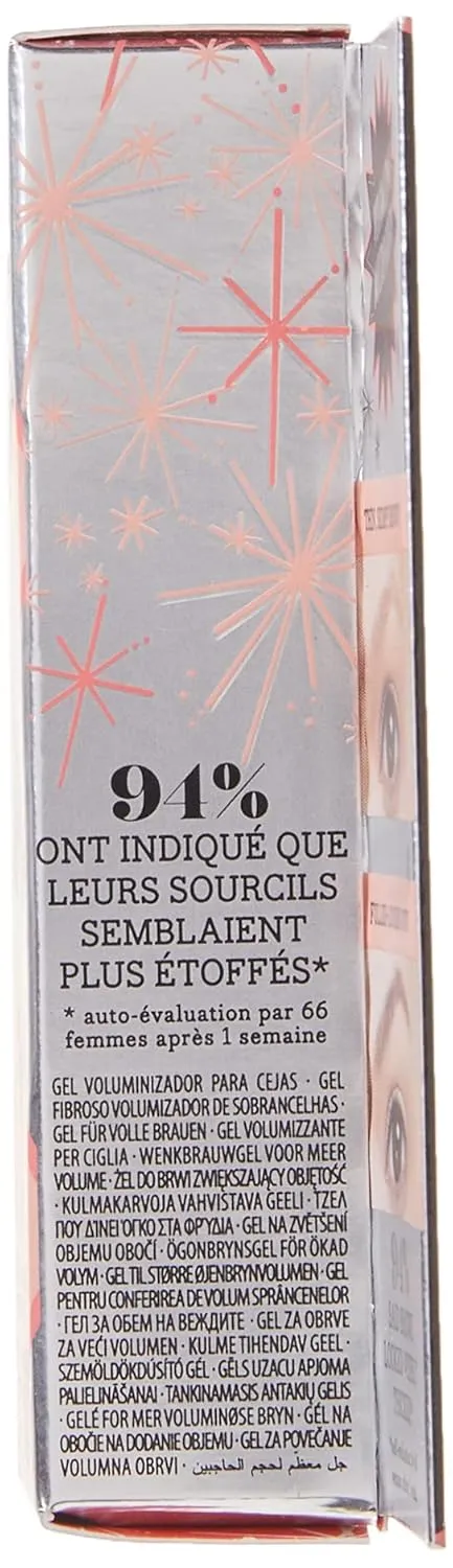 Benefit Gimme Brow Volumizing Fiber Gel # 4 Medium Dark Warm, 0.1 Oz