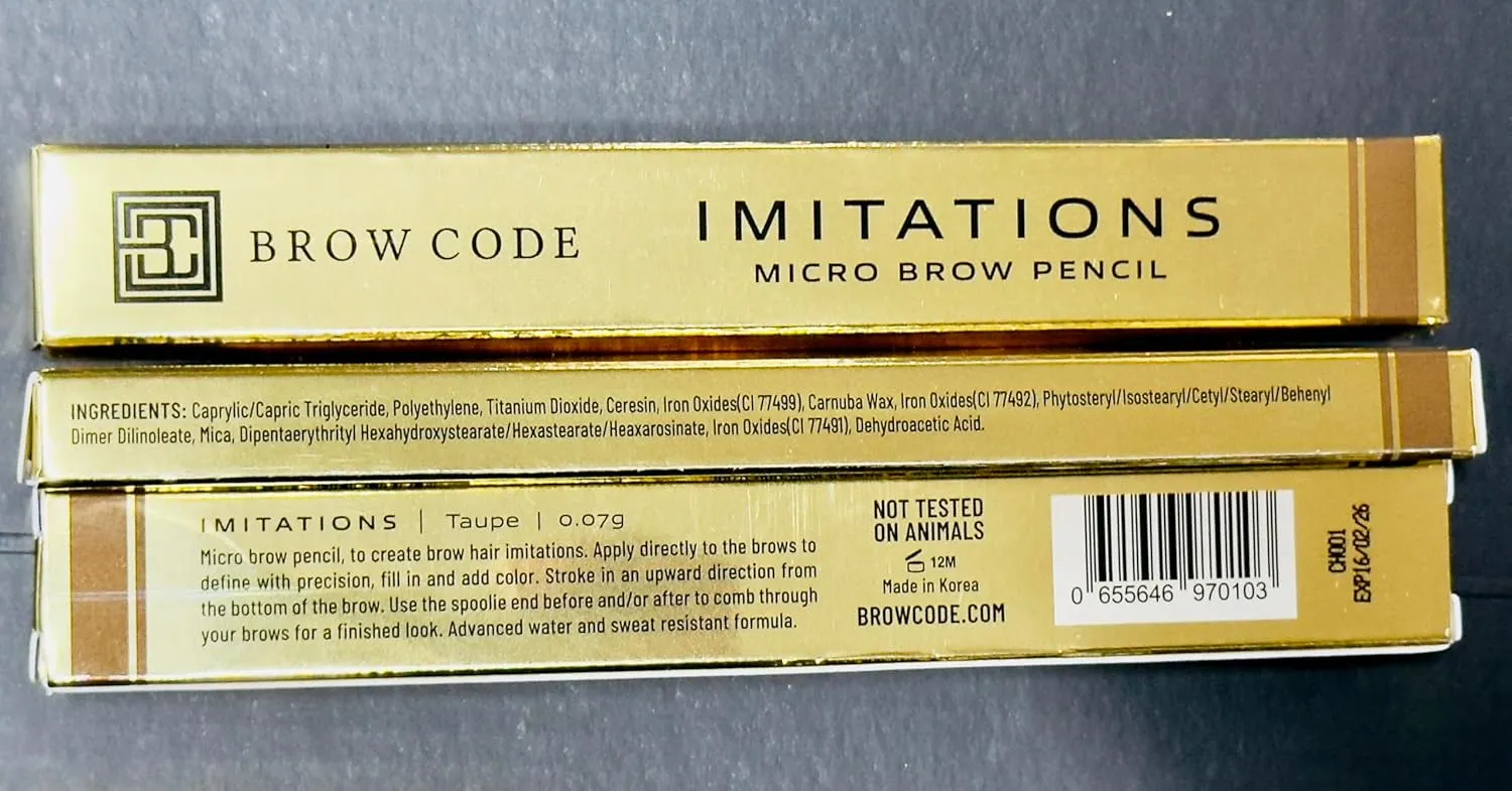 Brow Code IMITATIONS Micro Brow Pencil w/Spoolie