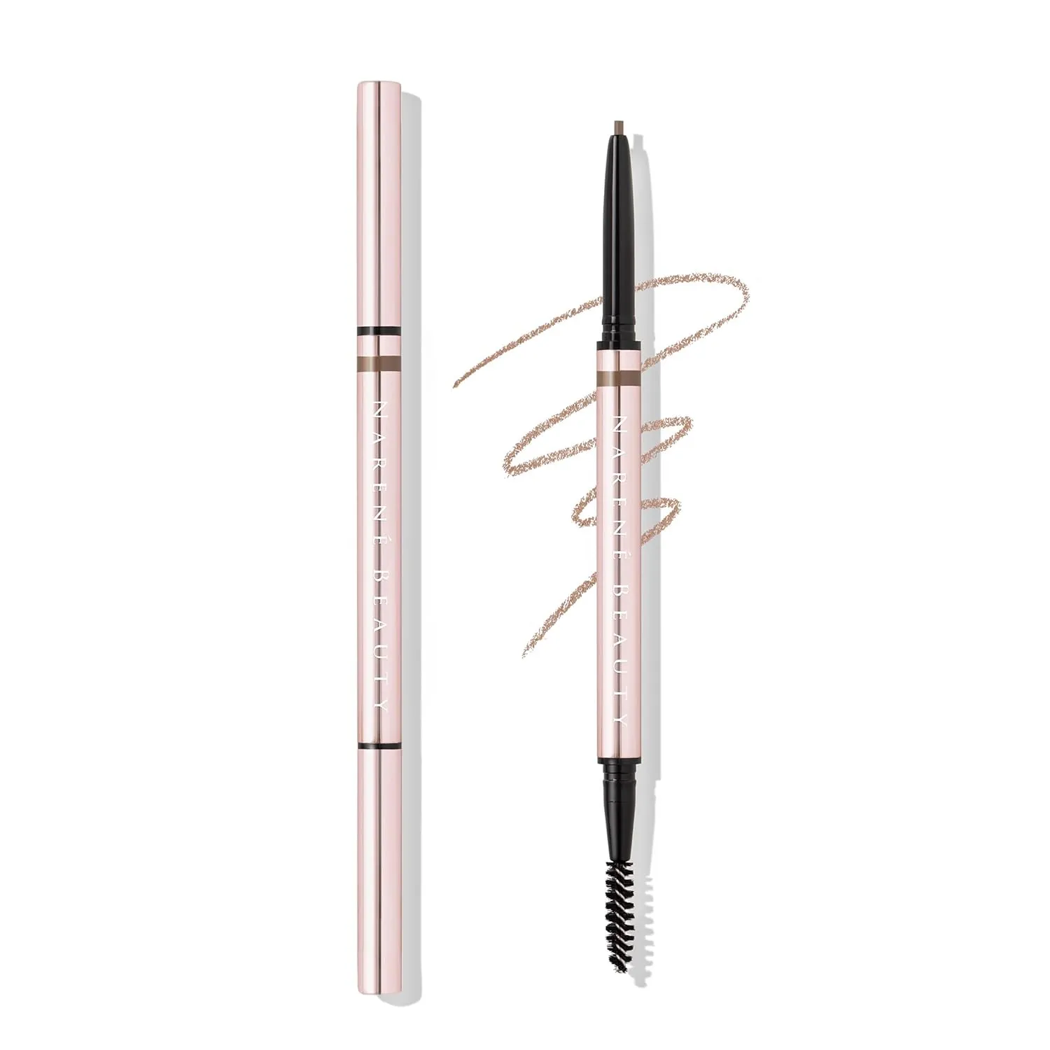 Brow Defining Pencil, Cruelty Free, Vegan, Water Resistant, Long- Wearing Finish - Made in Italy (Light Brown)