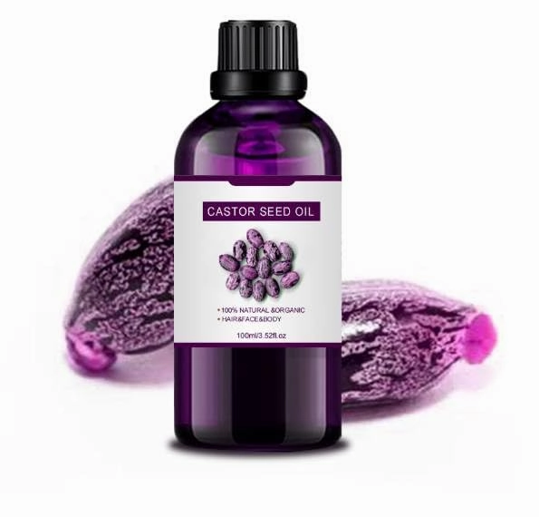 Castor Oil Kit - 16 Fl Oz Organic Cold-Pressed Unrefined Castor Oil with 2 Pcs Wraps & 1 Flannel Cloth - For Hair Growth, Eyelashes, Skin Care
