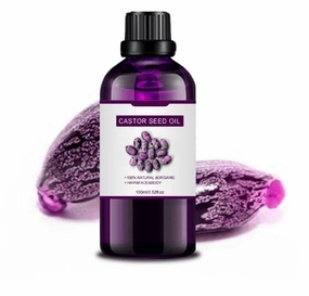 Castor Oil Kit - 16 Fl Oz Organic Cold-Pressed Unrefined Castor Oil with 2 Pcs Wraps & 1 Flannel Cloth - For Hair Growth, Eyelashes, Skin Care