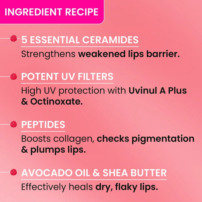 Ceramide   Peptide Lip Balm SPF 50  PA    (Tinted)