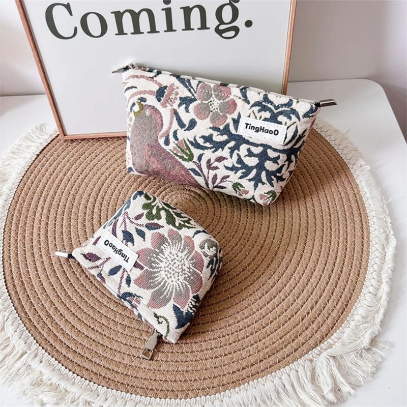 Cosmetic Bag Makeup Bag Travel Toiletry Bag for Women Makeup Case for Girls Toiletry Bags for Traveling Zipper Pouch (3 Pics)