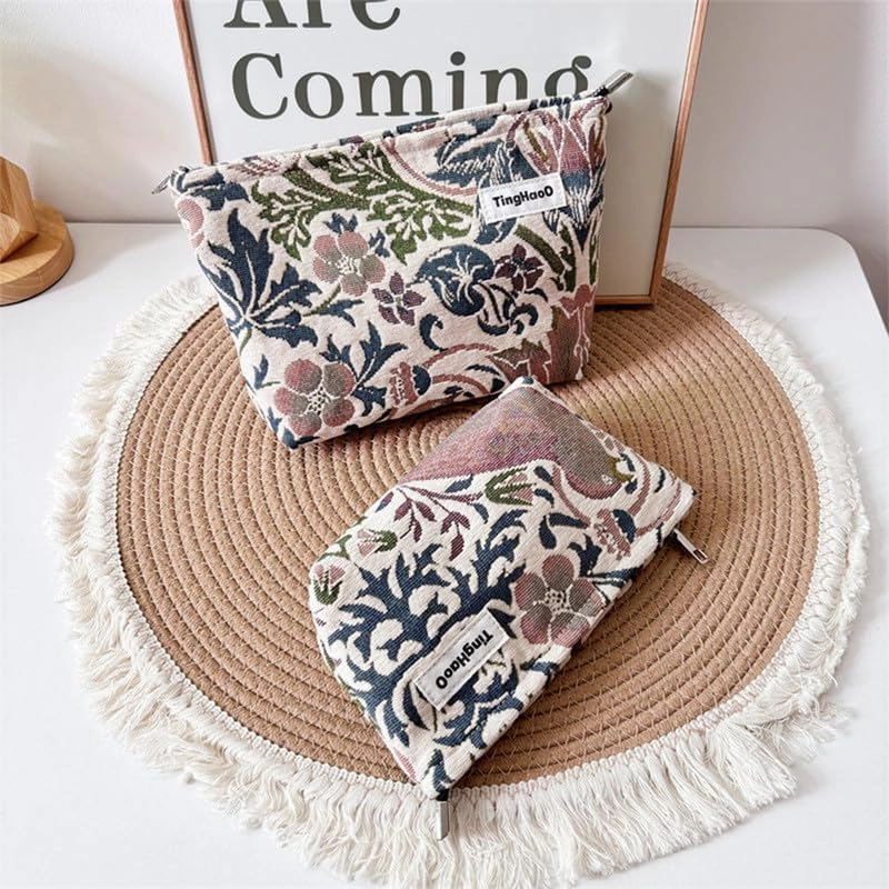 Cosmetic Bag Makeup Bag Travel Toiletry Bag for Women Makeup Case for Girls Toiletry Bags for Traveling Zipper Pouch (3 Pics)