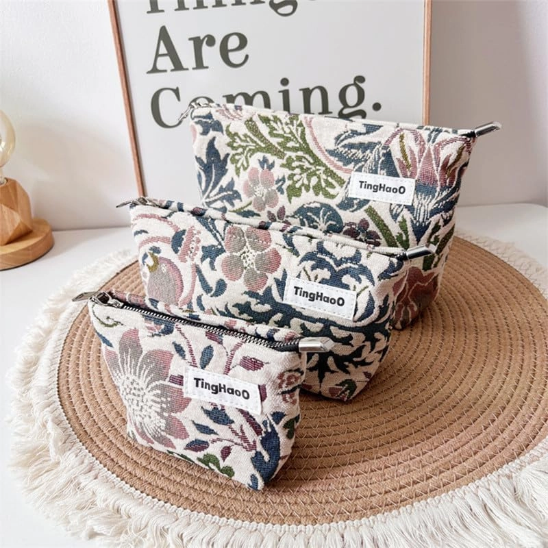 Cosmetic Bag Makeup Bag Travel Toiletry Bag for Women Makeup Case for Girls Toiletry Bags for Traveling Zipper Pouch (3 Pics)