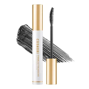 COSNORI Dynamic Setting Washable Mascara Volume&Curl 01 Black – Volumizing, Tubing Mascara, Long-Lasting, Silk Amino Acids, Hyaluronic Acid 0.23fl oz (7ml)