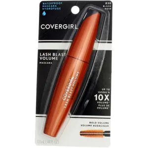 CoverGirl Lash Blast Waterproof Volume Mascara, Black [830] 0.44 oz (Pack of 2)