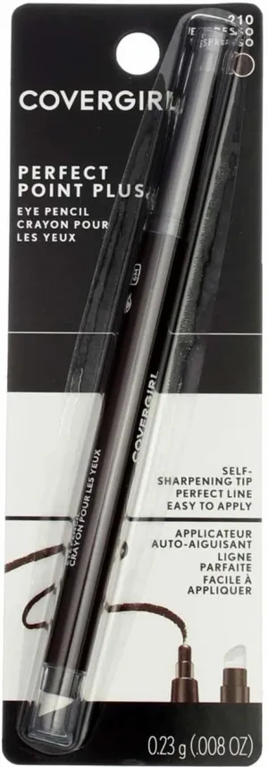 CoverGirl Perfect Point Plus Self Sharpening Eye Pencil, Espresso [210], 0.008 oz (Pack of 10)