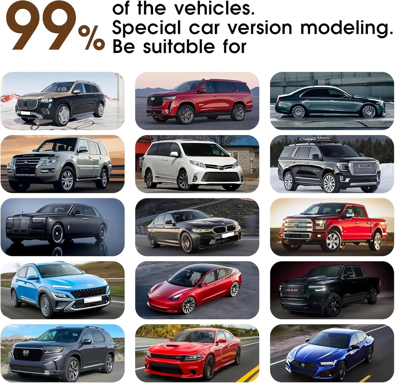Customize All-Weather Protection Luxury Leather Floor Mats for Cars, SUVs, and Trucks According to Automotive Model (3D Sky Blue Floor mats)