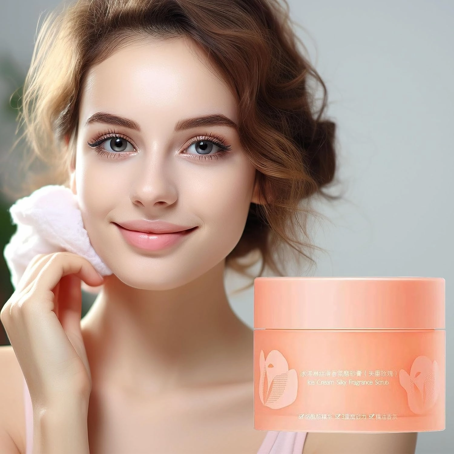 Dead and Sweet Orange Body Scrub Moisturizing and Exfoliating Body Hand Foot Scrub Marks Lines Wrinkles Great for The Experience (C, One Size)