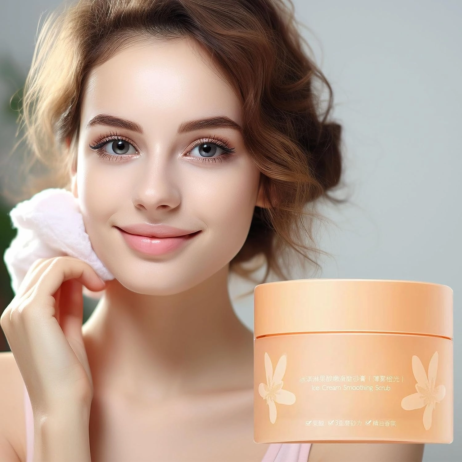 Dead and Sweet Orange Body Scrub Moisturizing and Exfoliating Body Hand Foot Scrub Marks Lines Wrinkles Great for The Experience (C, One Size)