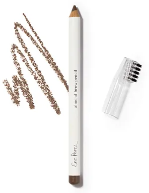 Ere Perez - Natural Almond Eyebrow Pencil | Supports Growth, Long-Lasting, Full Coverage | Coconut Oil   Vitamin E | Vegan, Cruelty-Free, Clean Beauty (Perfect, 0.04 oz | 1.1 g)
