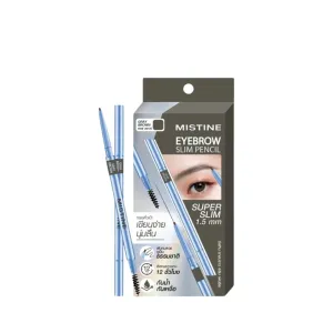 EYEBROW SLIM PENCIL – Super Slim 1.5mm Tip for Natural, Defined Brows (Gray Brown)