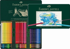 Faber-Castell Art & Graphic Albrecht Dürer Watercolour Pencil, Multicoloured, Tin of 60, for Art, Craft, Drawing, Sketching, Home, School, University, Colouring