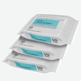 Facial Cleansing Wipes. 3 Pk. Pack of 50 each. (Facial Cleansing Wipes for Women | Gentle Makeup Remover. 150 wipes