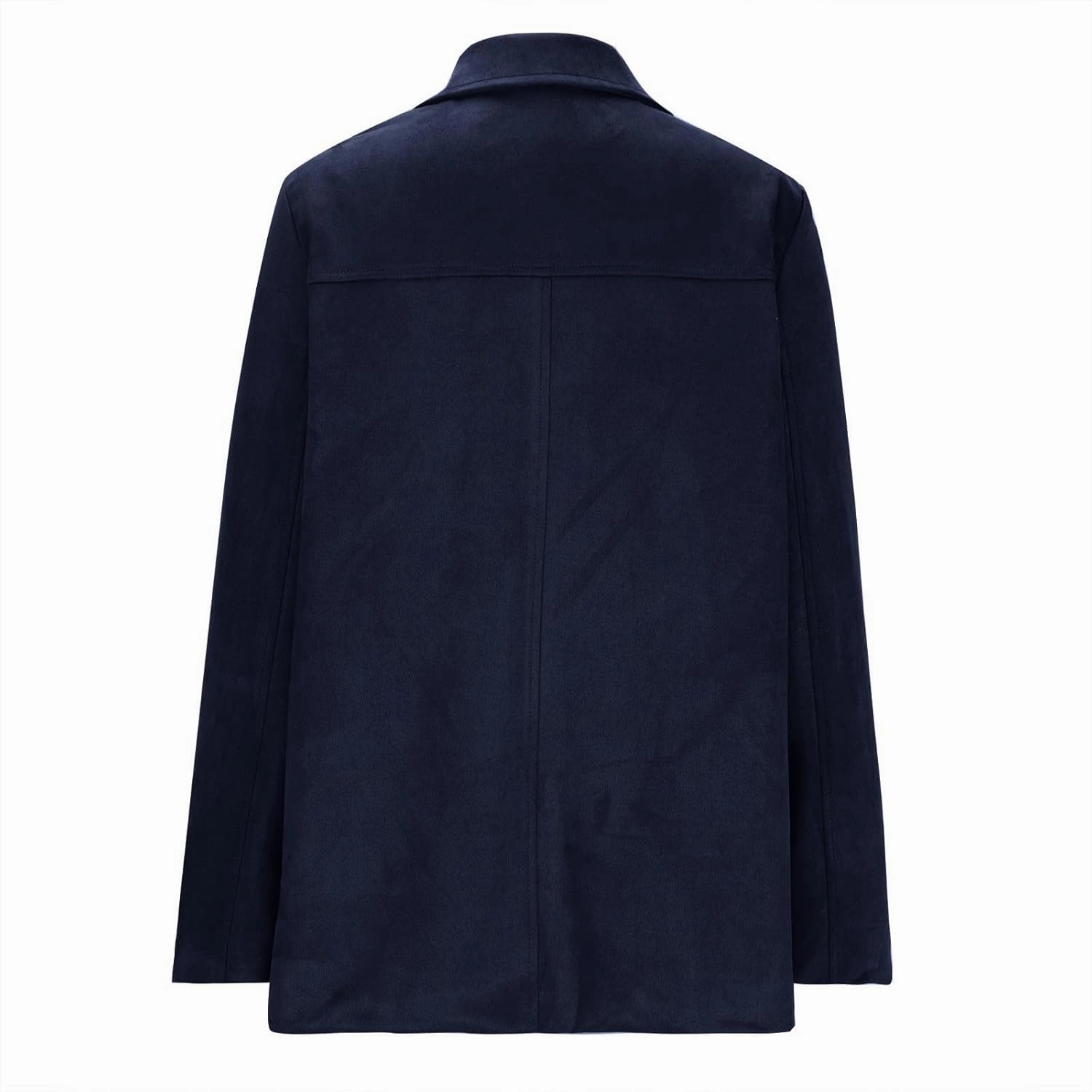 Fall Jackets for Women 2024 Trendy Suede Jacket Faux Leather Jacket Classic Lapel Blazers Aesthetic Oversized Blazer
