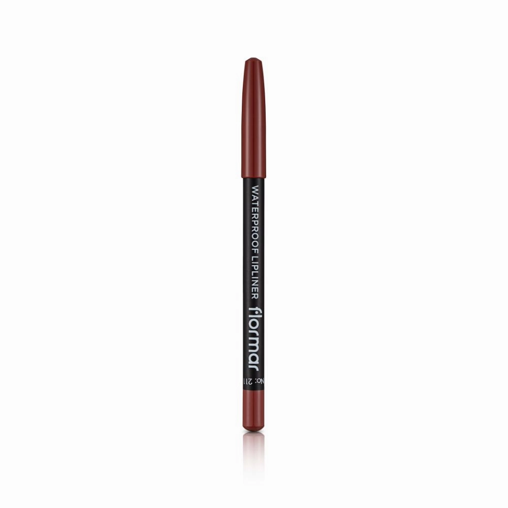 Flormar Waterproof Lipliner Pencil 211 Classical Brown - 1.14g
