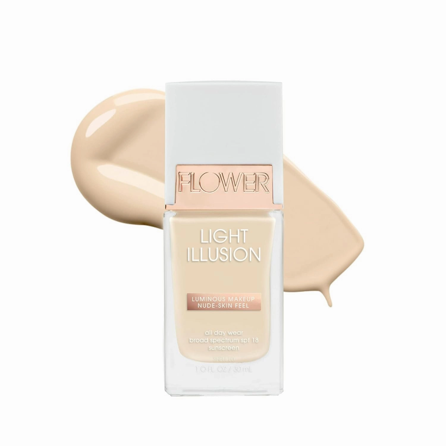 FLOWER Beauty Light Illusion Foundation - Shell (Pack of 2)