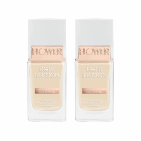 FLOWER Beauty Light Illusion Foundation - Shell (Pack of 2)