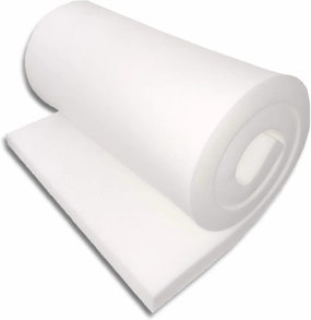 FoamTouch High Density 2x24x80 Upholstery Foam, White, Made in USA