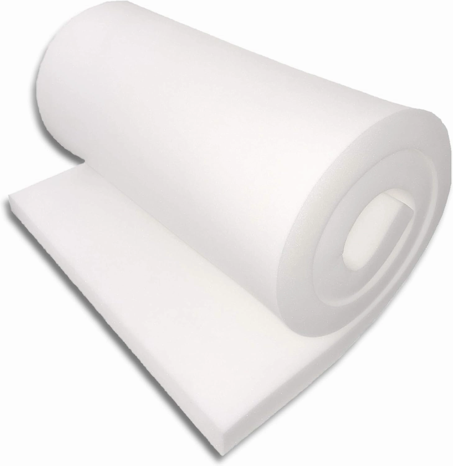 FoamTouch High Density 2x24x80 Upholstery Foam, White, Made in USA