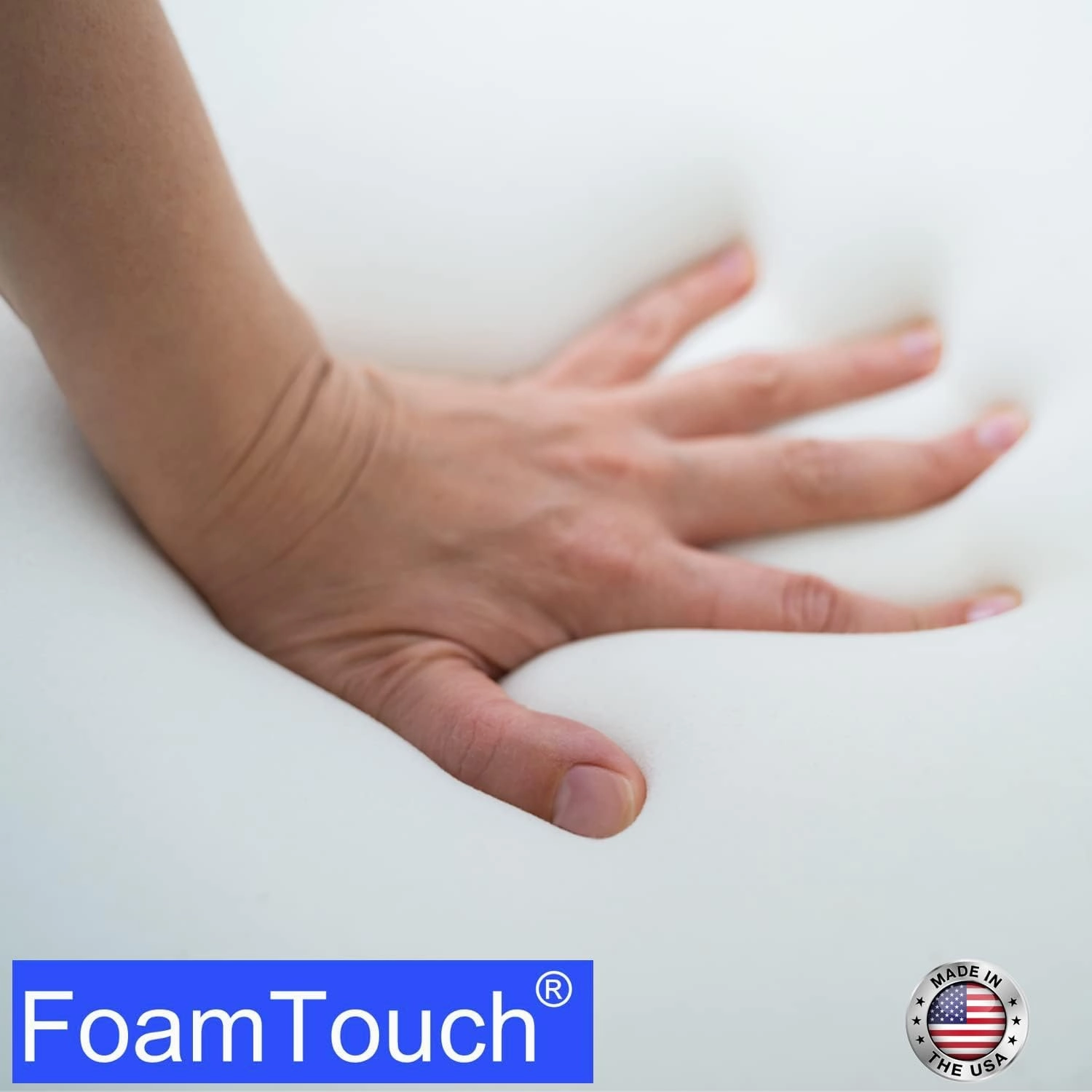 FoamTouch High Density 3" Height x 22" Width x 22" Length Upholstery Foam